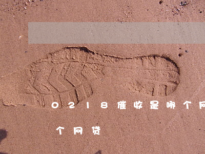 0218催收是哪个网贷(0218催收是哪个网贷)