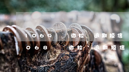 1069發來微粒貸逾期短信說要上門-1068發來微粒貸逾期短信