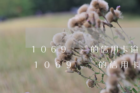 1069開頭的信用卡逾期短信是真的嗎-1069開頭的信用卡逾期短信是真的嗎嗎