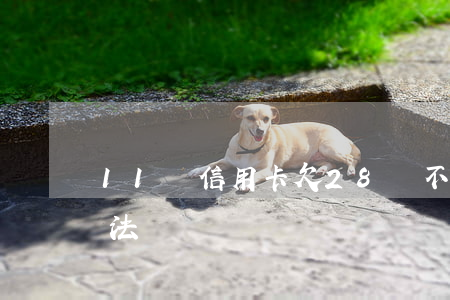 11張信用卡欠28萬不還了：后果與解決辦法
