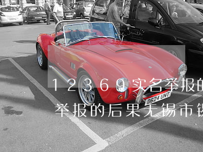 12369实名举报的后果(12369实名举报的后果无锡市锡山区)