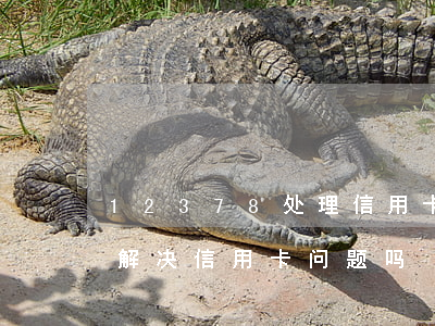 12378处理信用卡逾期(打12378能解决信用卡问题吗)