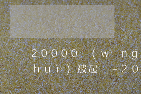 20000網(wǎng)貸逾期多久會(huì)被起訴-20000網(wǎng)貸逾期多久會(huì)被起訴呢