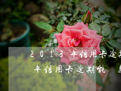 2013年信用卡逾期能貸款嗎-2013年信用卡逾期能貸款嗎知乎