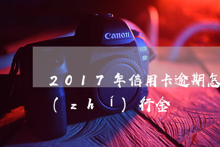 2017年信用卡逾期怎么辦（信用卡逾期執(zhí)行金額）