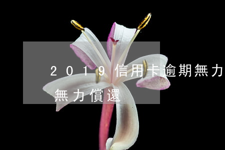 2019信用卡逾期無力償還(欠信用卡暫時無力償還)
