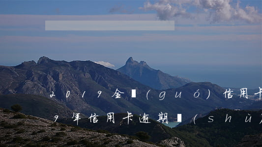 2019全國(guó)信用卡逾期(2019年信用卡逾期數(shù)據(jù))