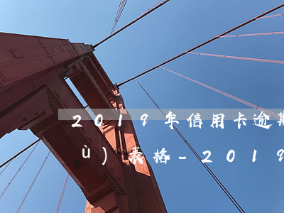 2019年信用卡逾期數(shù)據(jù)表格-2019年信用卡逾期數(shù)據(jù)表格圖片