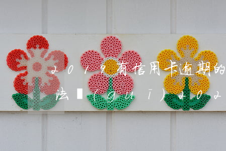 2019有信用卡逾期的嗎(信用卡逾期最新法規(guī)2020)