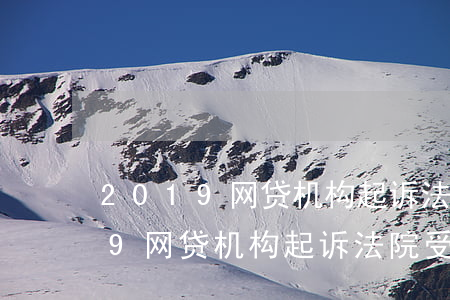 2019网贷机构起诉法院受理吗-2019网贷机构起诉法院受理吗是真的吗