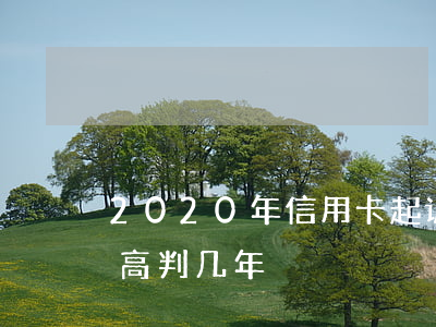 2020年信用卡起诉多少人（信用卡起诉最高判几年）