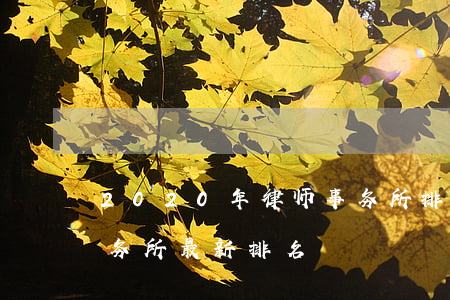 2020年律师事务所排名(北京十大律师事务所最新排名)