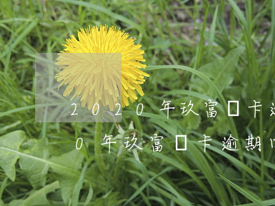 2020年玖富萬卡逾期四個月了-2020年玖富萬卡逾期四個月了怎么辦