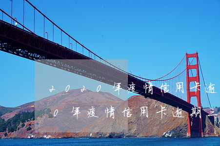 2020年疫情信用卡逾期三个月-2020年疫情信用卡逾期三个月怎么办