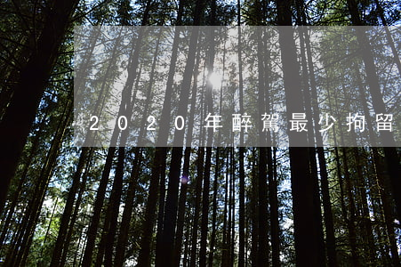 2020年醉駕最少拘留幾天