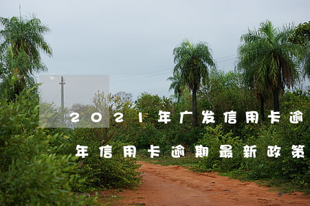 2021年广发信用卡逾期新政策(2021年信用卡逾期最新政策)