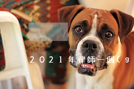 2021年律師一個(gè)月多少場官司