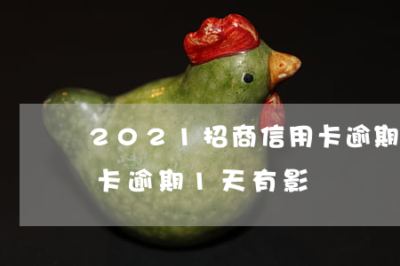 2021招商信用卡逾期(2021招商信用卡逾期1天有影響嗎)