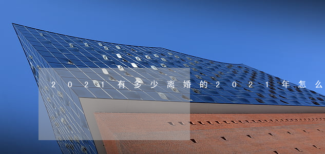 2021有多少离婚的(2021年怎么离婚)