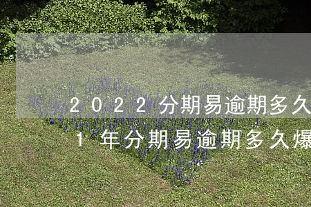 2022分期易逾期多久爆通訊錄-2021年分期易逾期多久爆通訊錄