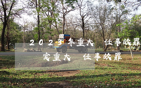 2023年重大責任事故罪是什么（如何正確認定重大責任事故罪）