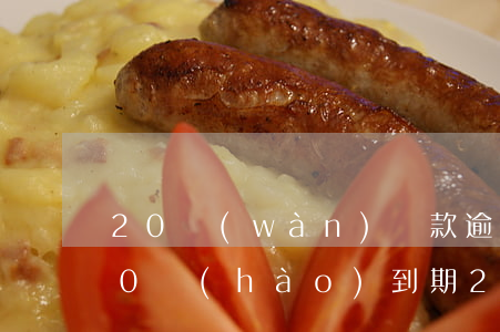 20萬(wàn)貸款逾期每月利息(貸款20號(hào)到期20號(hào)還算逾期嗎)