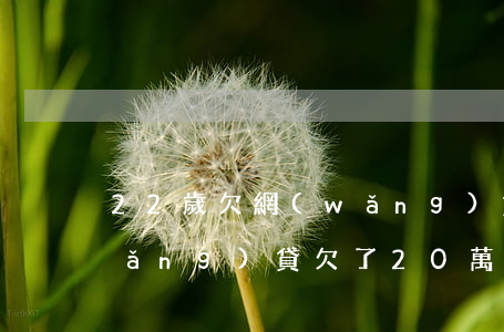 22歲欠網(wǎng)貸怎么坦白(網(wǎng)貸欠了20萬(wàn)跟老公坦白)