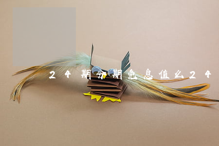 24期分期免息值么(24期分期免息有必要嗎)