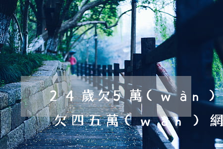 24歲欠5萬(wàn)網(wǎng)貸(欠四五萬(wàn)網(wǎng)貸怎么辦)
