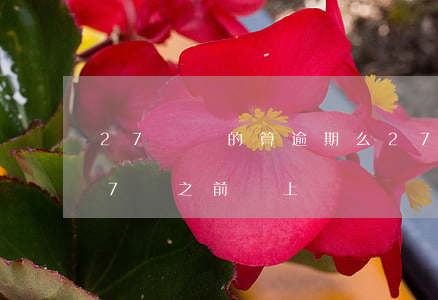 27號還的算逾期么 27號的還款日,必須27號之前還上嗎