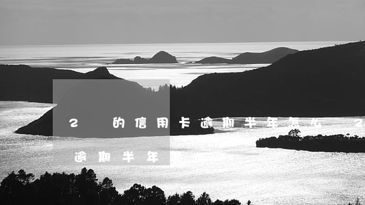 2萬的信用卡逾期半年怎么還(2萬的信用卡逾期半年怎么還)