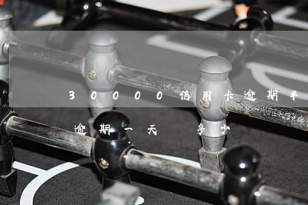 30000信用卡逾期半年罰息(信用卡3萬逾期一天罰多少)