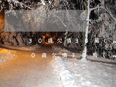 30歲欠債30萬(wàn)如何上岸-30歲欠債30萬(wàn)如何上岸呢