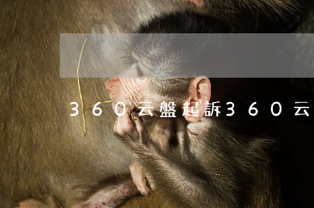 360云盤起訴 360云盤起訴
