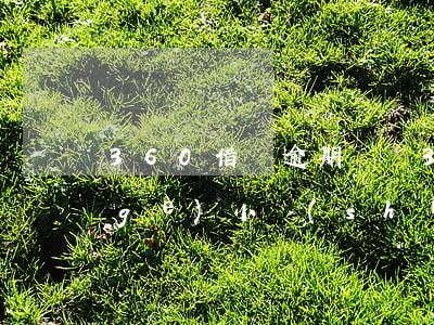 360借條逾期視頻(360借條逾期8個(gè)小時(shí))
