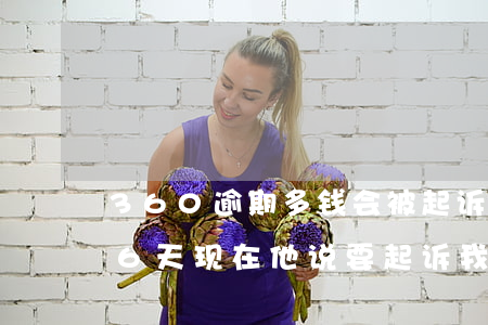 360逾期多钱会被起诉(我360逾期了16天,现在他说要起诉我了)
