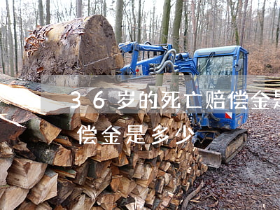 36岁的死亡赔偿金是多少(六十岁死亡的赔偿金是多少)