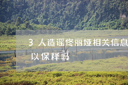 3人造谣佟丽娅相关信息被行拘 行政拘留可以保释吗?