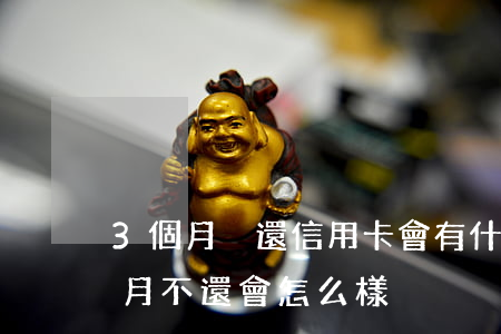 3個月沒還信用卡會有什么后果(信用卡3個月不還會怎么樣)