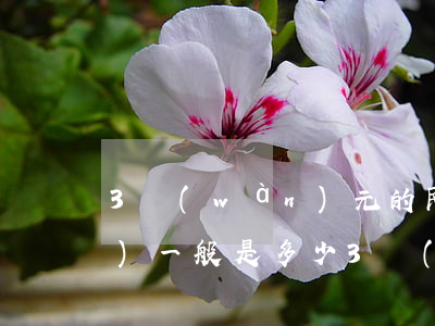 3萬(wàn)元的民事案律師費(fèi)一般是多少(3萬(wàn)元的民事案律師費(fèi)一般是多少)