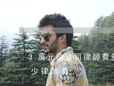 3萬元的官司律師費多少錢(起訴3萬元要多少律師費)