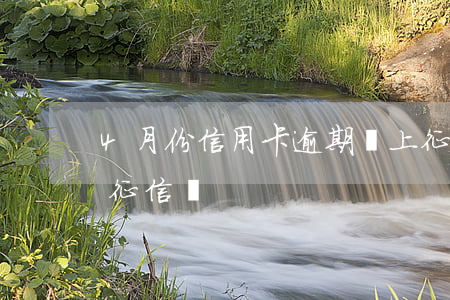 4月份信用卡逾期會上征信嗎(逾期4天會上征信嗎)