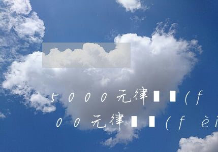5000元律師費(fèi)付多少(10000元律師費(fèi)多少)