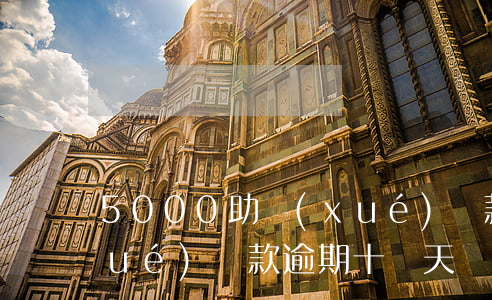 5000助學(xué)貸款逾期(助學(xué)貸款逾期十幾天)