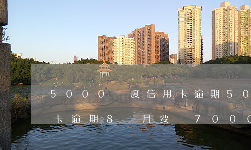 5000額度信用卡逾期(5000額度信用卡逾期8個月要還7000)