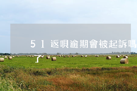 51返唄逾期會被起訴嗎(51返唄改成什么了)