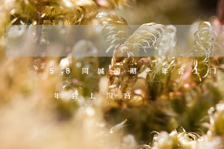 58同城逾期一年会上门吗 58同城逾期一年会上门吗
