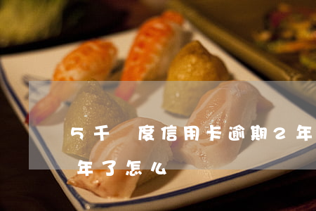 5千額度信用卡逾期2年（信用卡5千逾期二年了怎么辦）