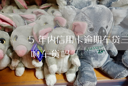5年内信用卡逾期车贷(三年前信用卡逾期影响车贷吗)