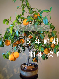 5年逾期4次還款嚴(yán)重嗎(5年逾期4次還款嚴(yán)重嗎)